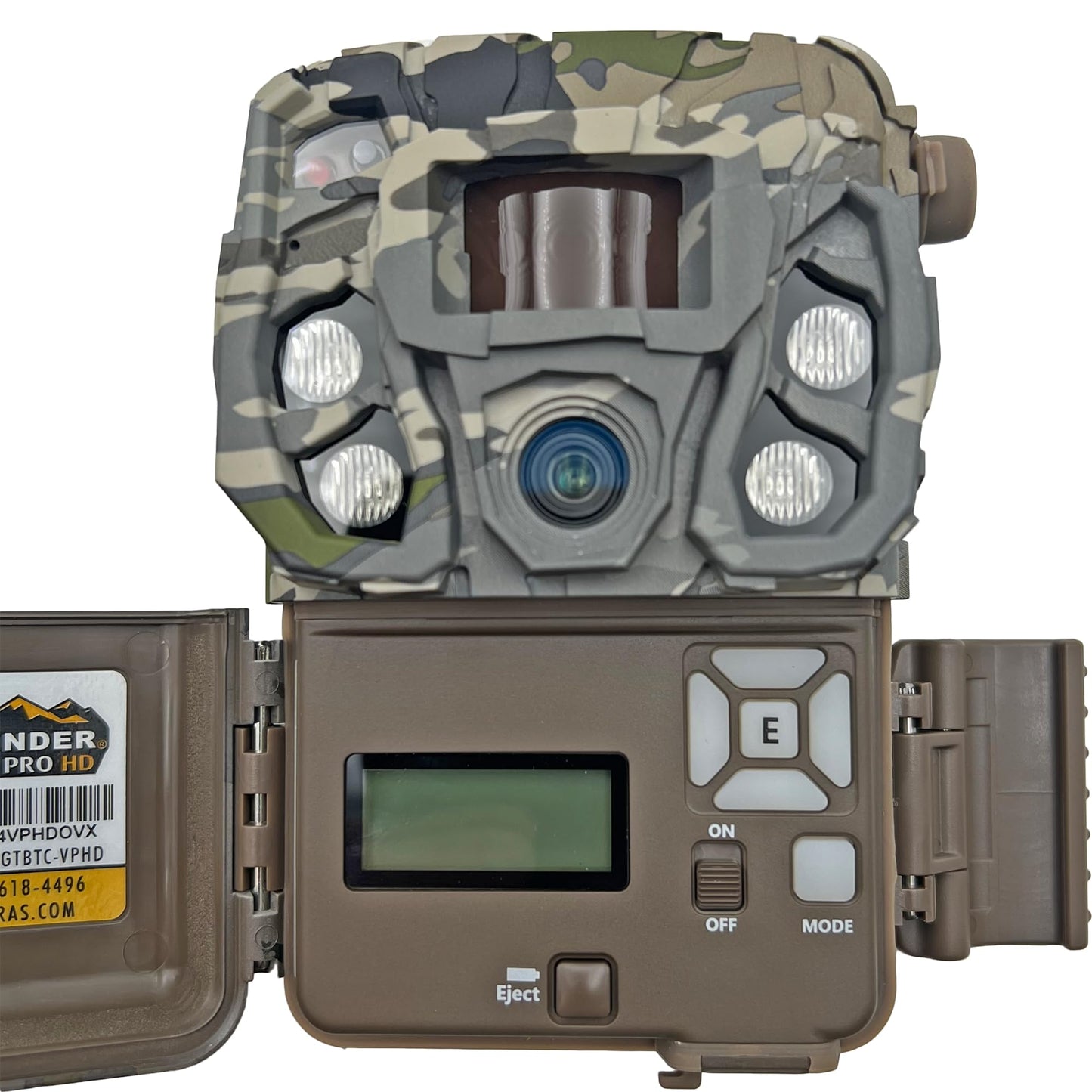 Browning Cellular Trail Camera Defender HD 24MP Trail Camera OVIX Camo Pattern Dual SIM Hunting Game Trail Camera, 110' Night Detection Range & Smartphone Cpompatible Trail Camera