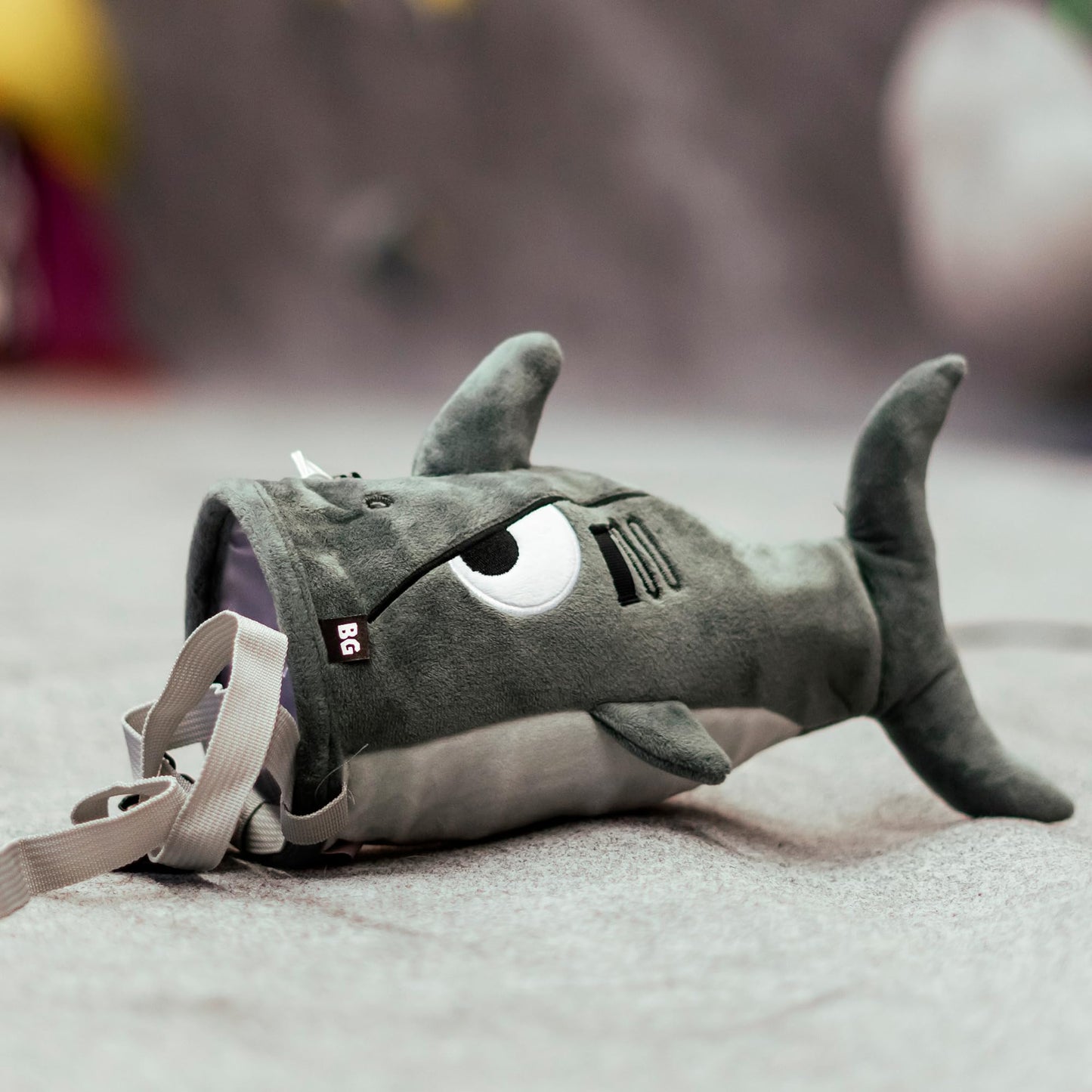 BG Climbing Shark Rock Climbing Chalk Bag, Perfect for Both Adults and Kids, Chalk Bag for Bouldering, Cute chalkbag for Mountain Lovers, Chalk Pouch