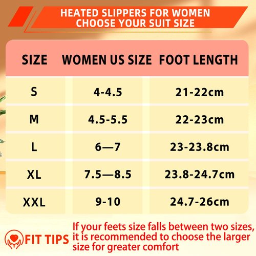 NBtoUS Women Heated Shoes with 2 Pack 5500mAh Battery(Black, XL)