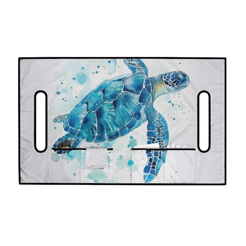 Yspwyqan Blue Sea Turtle Universal Seat Covers for Golf Cart Anti-Slip Easy to Install Protector Golf Cart Easy to Clean Portable Golfs Car Interior Covers Universal Fit EZGO Yamaha Club Car