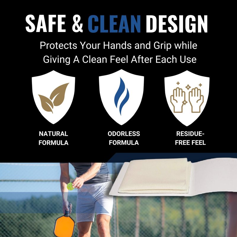 Gorilla Gold Grip Enhancer Tacky Towel - USA-Made Chalkless Competition-Approved Formula for Tennis, Golf, Softball and More - Versatile Multi-Sport Moisture Control for Sweaty Hands