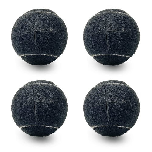 Tennis Balls for Walkers 4 Pack, RMASCOV Precut Tennis Balls for Walkers,Walker Balls Tennis Ball for Chair Legs (Black)