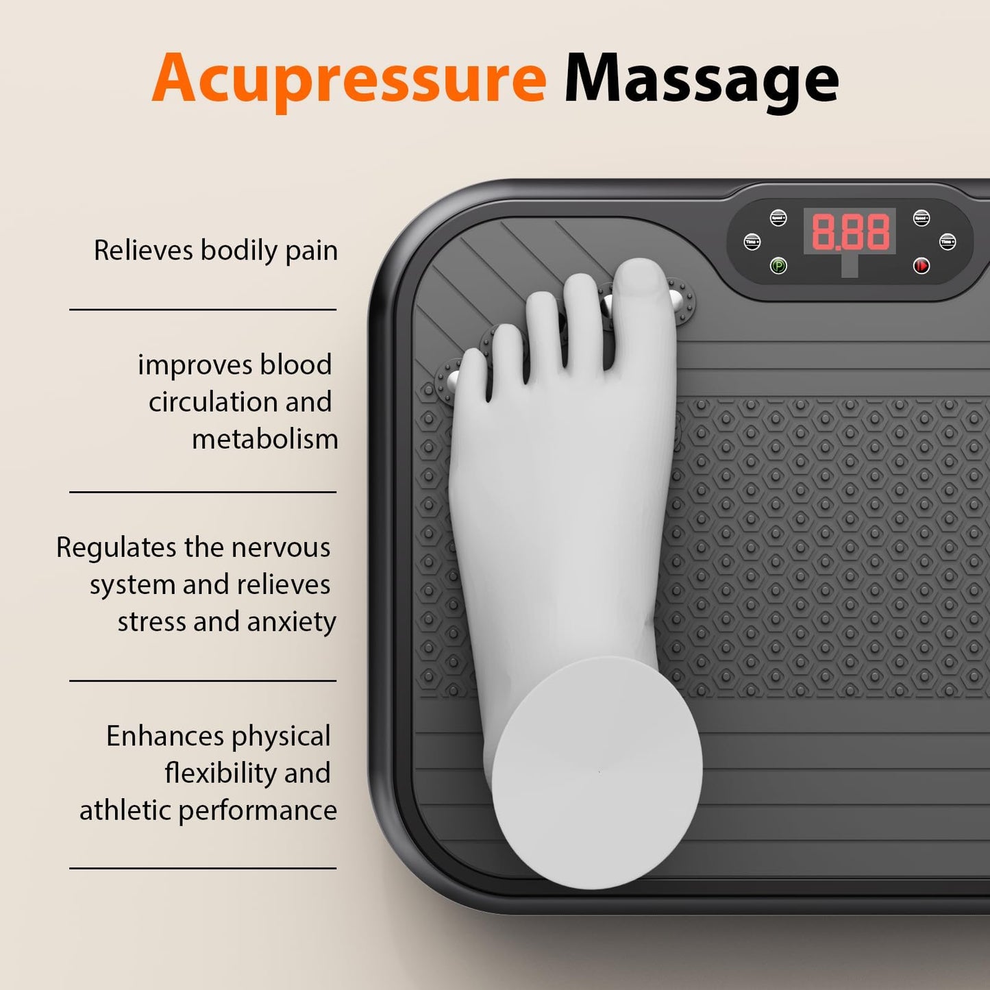 DKDNSJ Vibration Plate Exercise Machine for Lymphatic Drainage