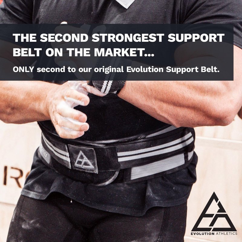 Evolution Athletics Weight Lifting Sport Belt for Strength Training, Powerlifting, or Deadlift, Features Thick Flexible Comfortable Neoprene, Reinforced Back, Adjustable Side Straps, 5XL, Gray