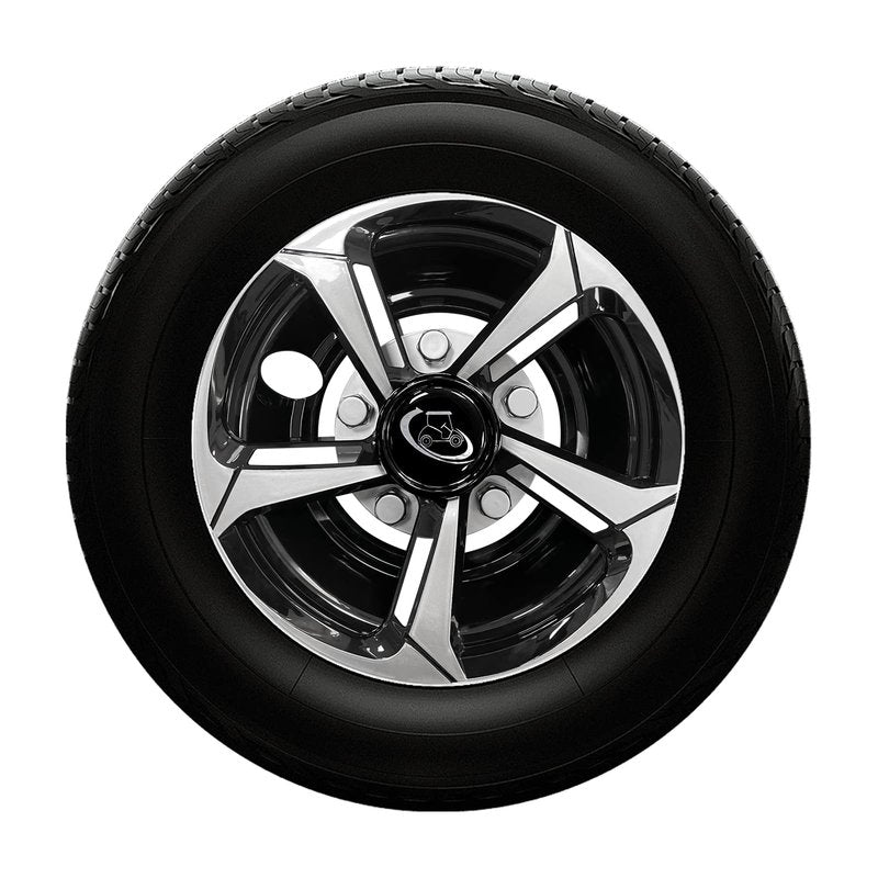 YUWEIDG0769 Golf Cart Wheel Covers Hub Caps for EZGO, Club Car, Yamaha Most Golf Carts- 8 Inch Set of 4, Golf Cart Hub Cap