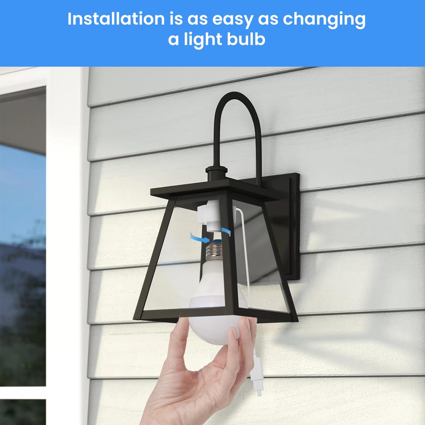 E26 Light Socket USB Adapter Female Plug 120V to 5V Power Converter Splitter Charger Extension Cord for Outdoor Security Cameras Holiday Lights Compatible with WyZe Cams