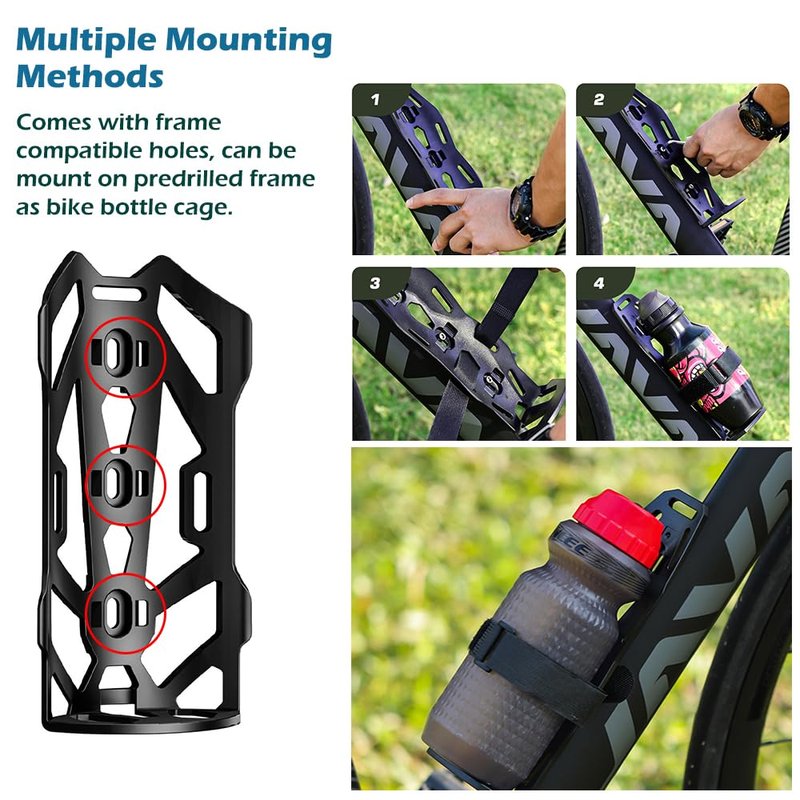 BEENOPT 5L Bike Fork Bag with Multipurpose Cage for Cycling Touring,Lightweight Bicycle Waterproof Dry Cargo Rack Bag for MTB,Road,Mountain,Folding bikes