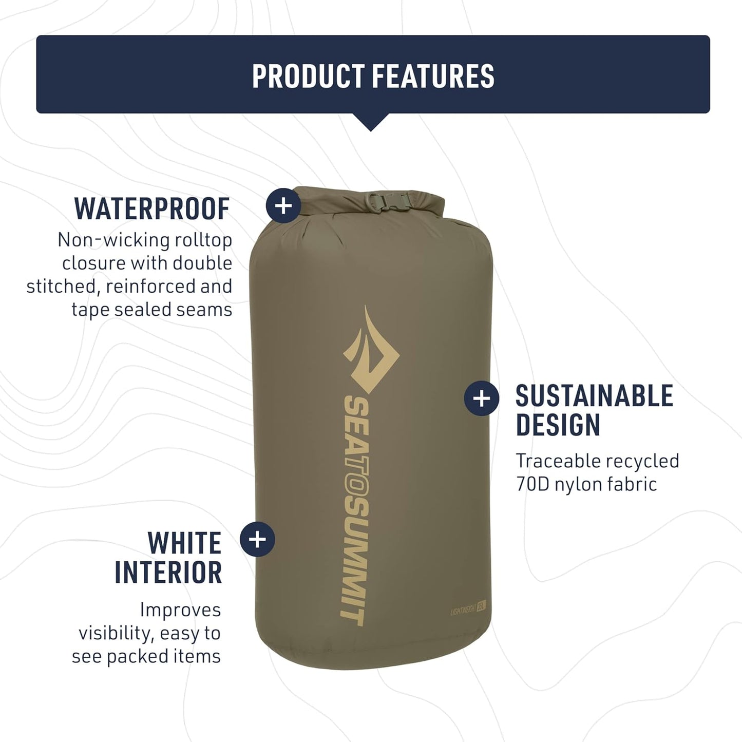 Sea to Summit Lightweight Dry Bag - Versatile Waterproof Storage Solution | Compact Design