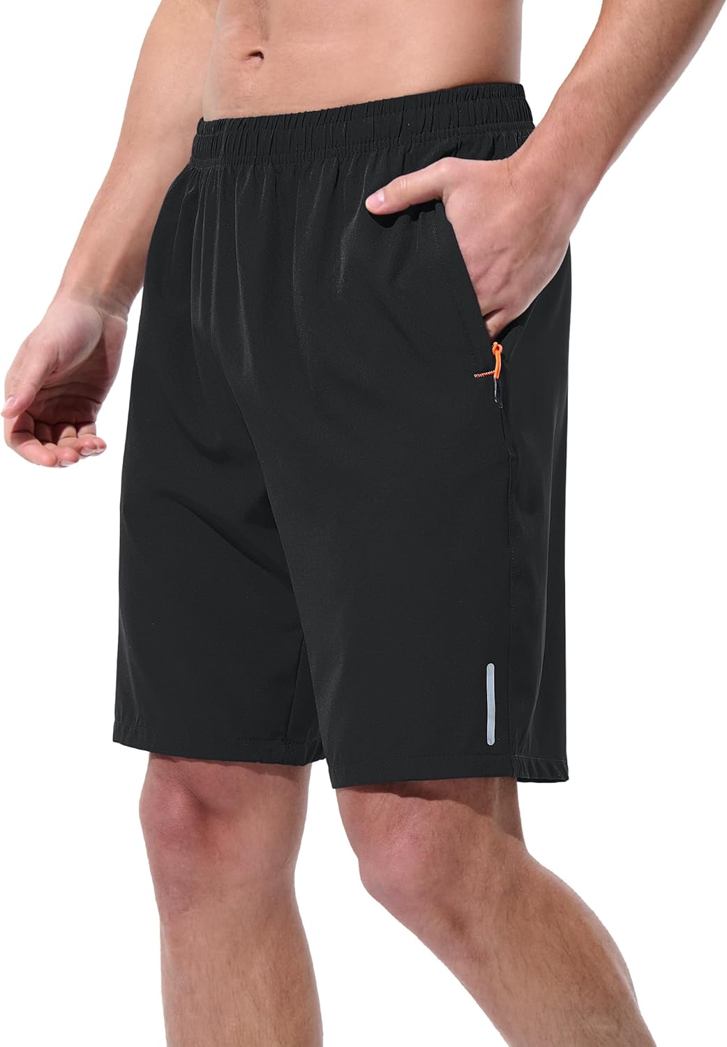 UIQUR Men's Athletic Shorts - Quick Dry Lightweight Running & Workout Shorts with Zipper Pockets | 7"/9" Sizes