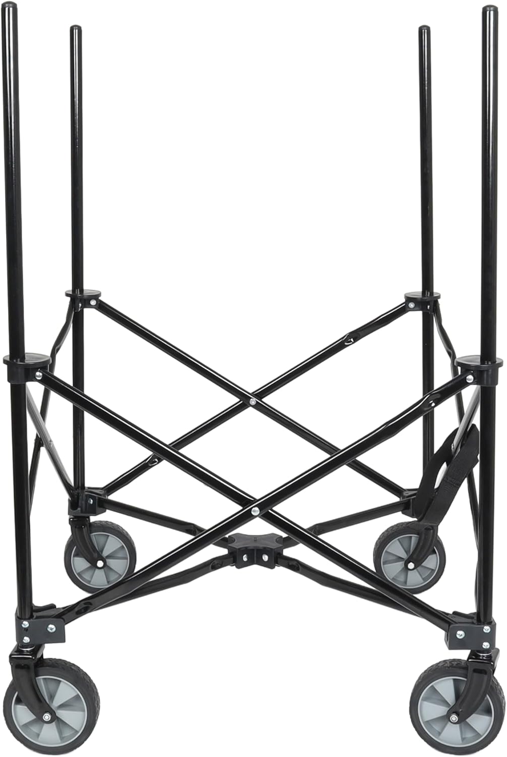 ZeHuoGe Rolling Ball Storage Cart - Collapsible Organizer with Wheels for Sports Equipment | Multi-Sport Family Gym
