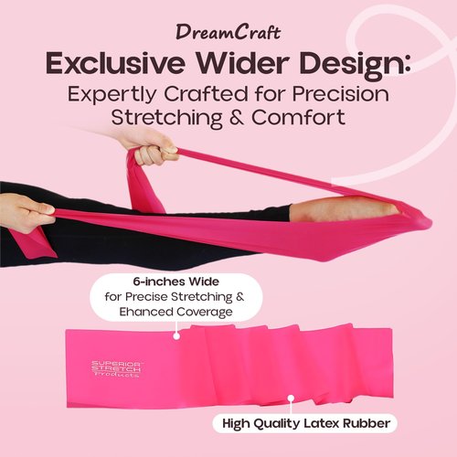 Clover Resistance Bands - Stretch Bands for Dance, Ballet, Gymnastics, Physical Therapy and Fitness Training - Exercise Bands, Resistance Bands for Working Out, 4 Levels of Progressive Resistance