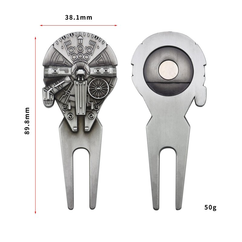 WONXISEN Ball Marker and Divot Repair Tool Set, Gift for Golf Men, Funny Golf Accessories