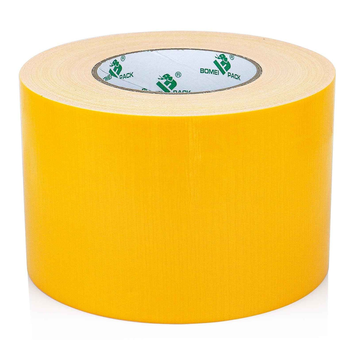 BOMEI PACK 4inch Wide Yellow Duct Tape, Heavy Duty Strong Waterproof Industrial Color Duct Tape 9.0mil x 4inch x 60yds for Packing and Repairing