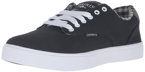 Osiris Men's Slappy VLC Skateboarding Shoe, Black/White, 8 M US