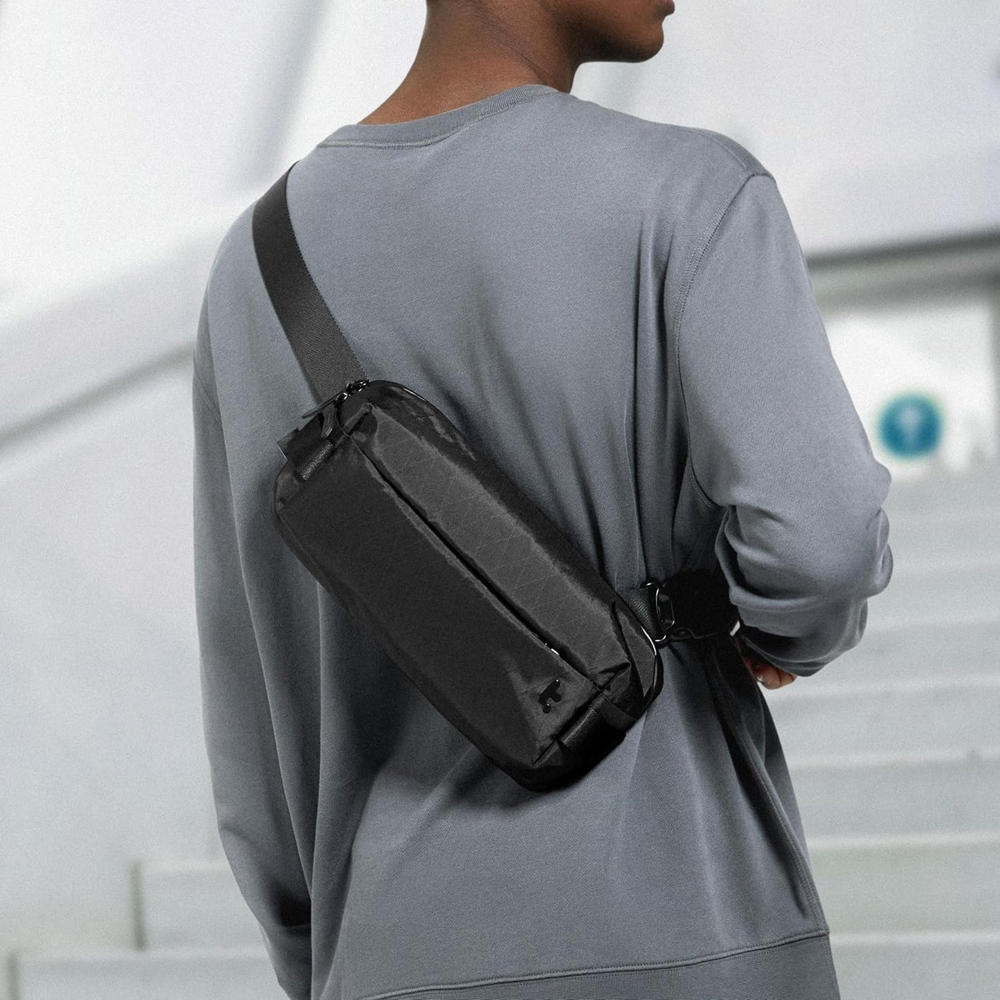 tomtoc Compact EDC Sling Bag - Versatile Crossbody Chest Pack for Men & Women | 3L-10L, X-Pac/Recycled Polyester