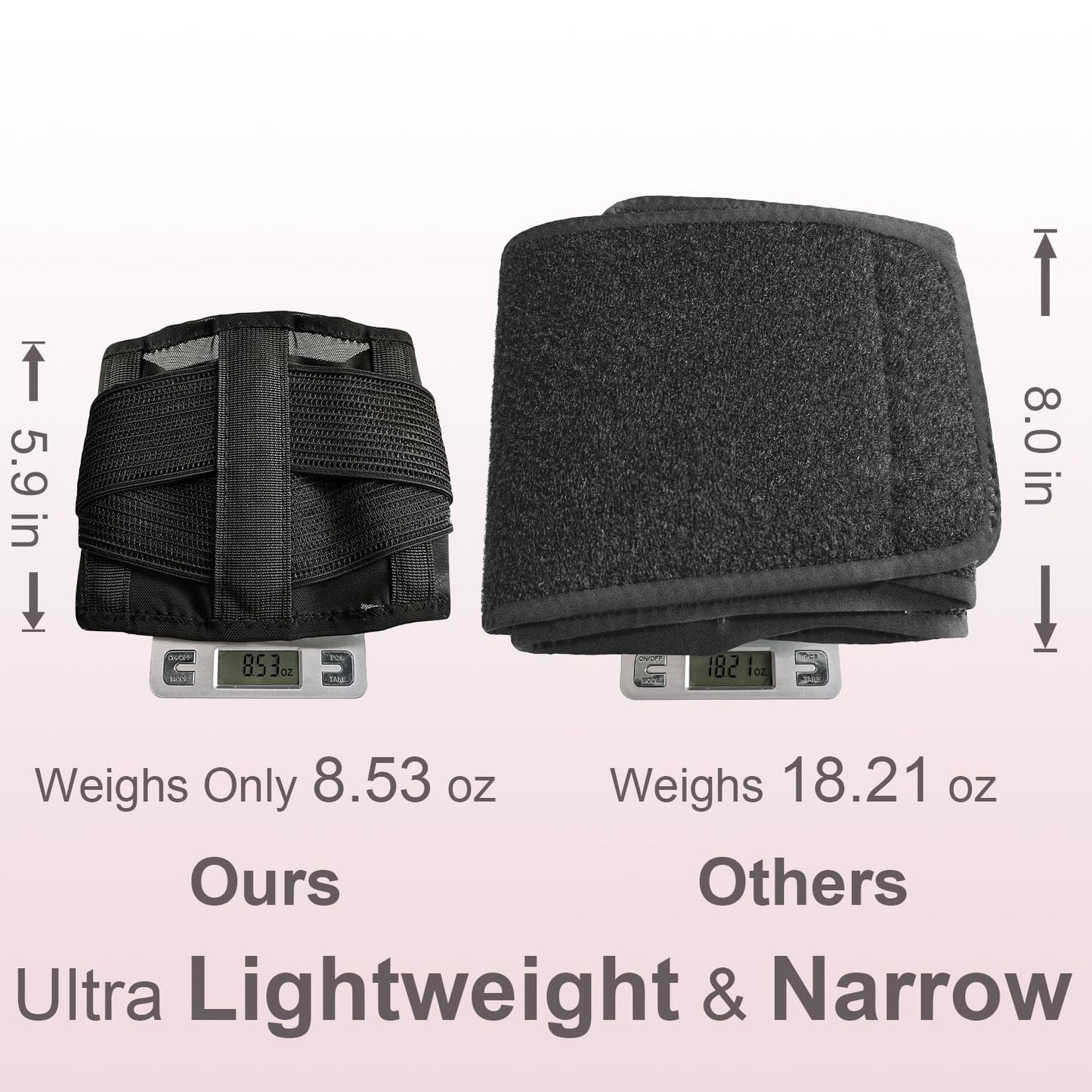 Skiennix Ultra Breathable Back Brace - Lightweight Adjustable Lumbar Support for Lower Back Pain | Comfortable Compression for Sciatica & Scoliosis