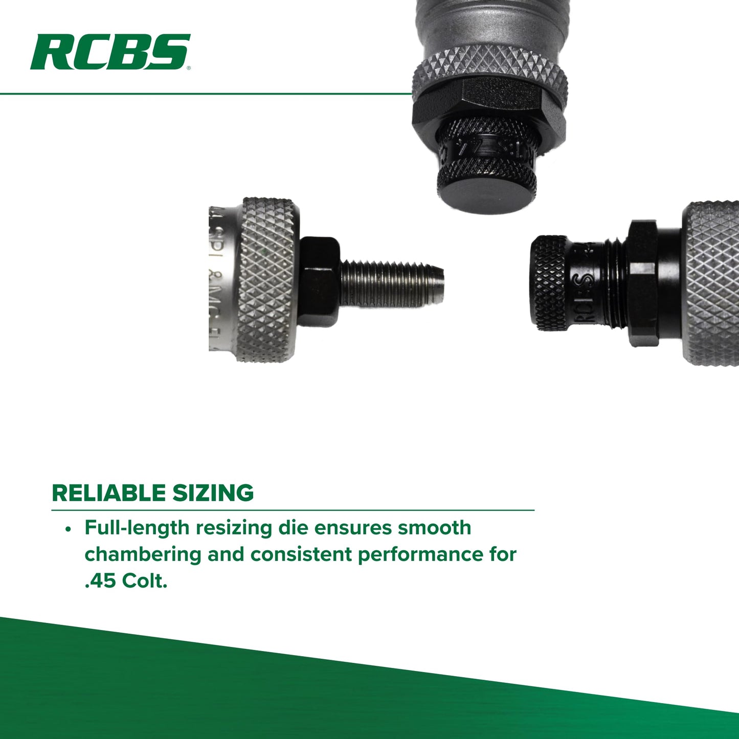 RCBS .45 Colt 3-Die Steel Set