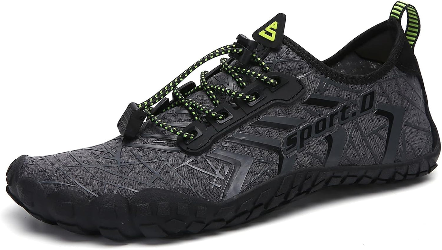 UBFEN Aqua Swim Shoes - Quick Dry Water Shoes for Men & Women | Ideal for Beach, Boating & Diving