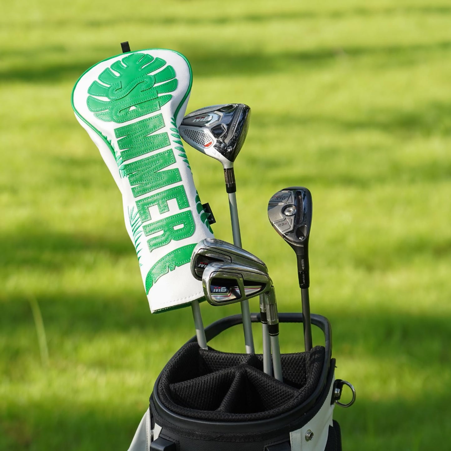 Craftsman Golf Club Cover Summer Driver Headcover Golf Head Cover Leather Driver Head Cover for Men Women 3-Pieces Design Golf Gift