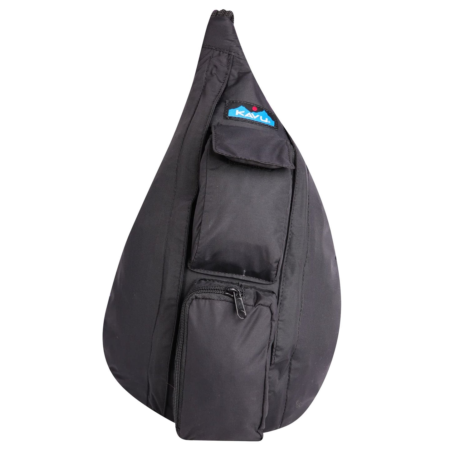 KAVU Mini Rope Sack Sling Crossbody Backpack, Blackout