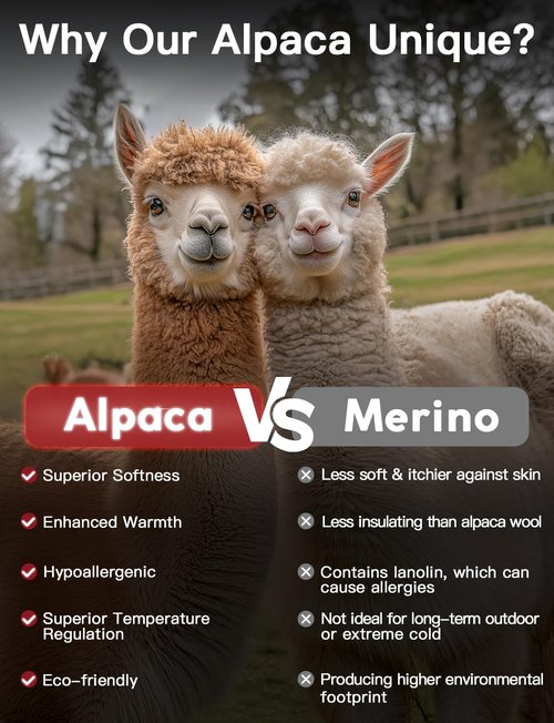 Juclise Alpaca Boot Socks for Men and Women, Moisture Wicking, Temperature Regulating, Hiking, Running(Dark Gray XL)
