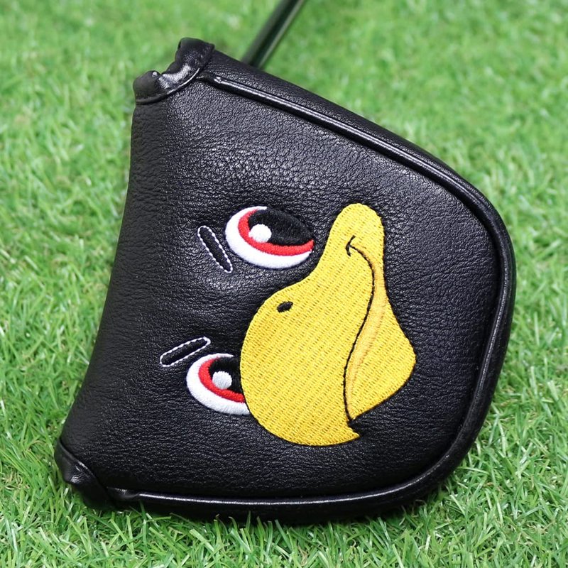 Myartte Golf Head Covers Mallet Putter Cover Headcover Magnetic Closure Embroidered Animals Fits Most Brands Scotty Cameron Odyssey Taylormade Ping ect.