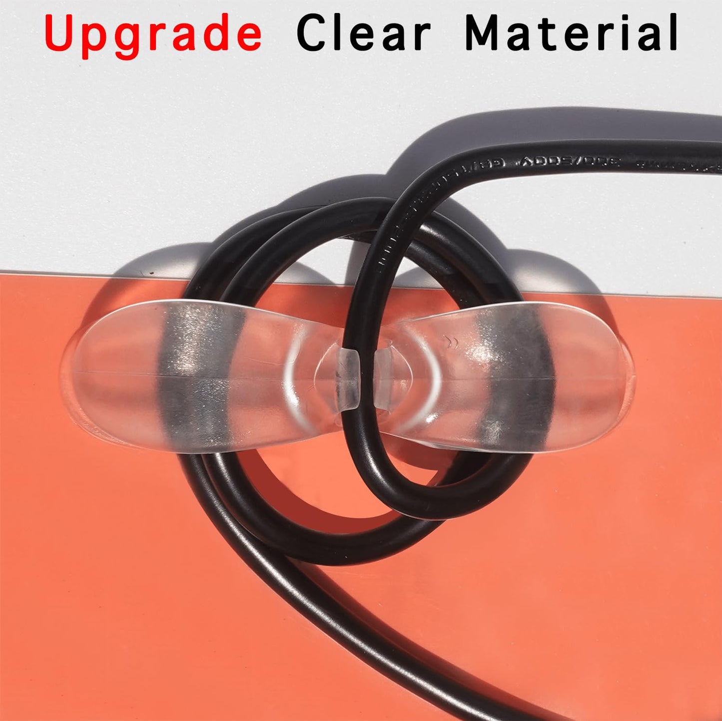 AFunCrafter Cord Organizer for Kitchen Appliances - Clear Cable Wrapper Holder Winder Keeper Wrap, Stick On Mixer