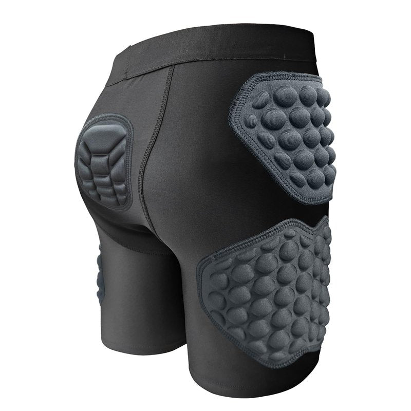 STONEKISS Padded Football Shorts for Youth Boys and Girls, Snowboard Impact Shorts for Skate, Hockey, Rugby YS