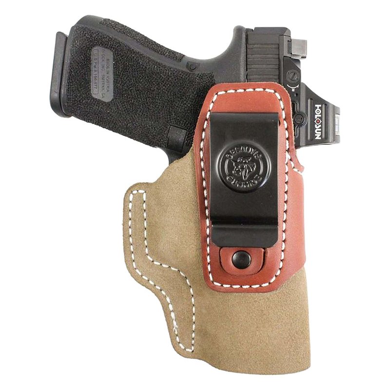 DeSantis Transit IWB Gun Holster- Concealed Carry IWB Holster, Ambidextrous, Fits the Kahr CW45/P45/P40/CW40/K40/P9/CW9/K9/PM45/CM45/PM40/MK40/CM40, Glock 42/43, Ruger LC9/EC9S, S&W M&P Compact .22