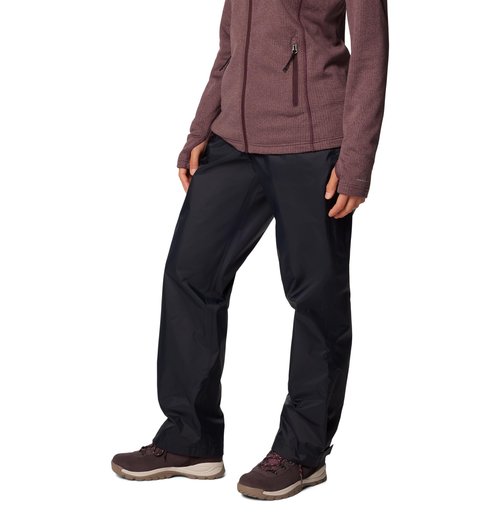 Columbia Womens Storm Surge II Waterproof Rain Pant, Black, 3X Short