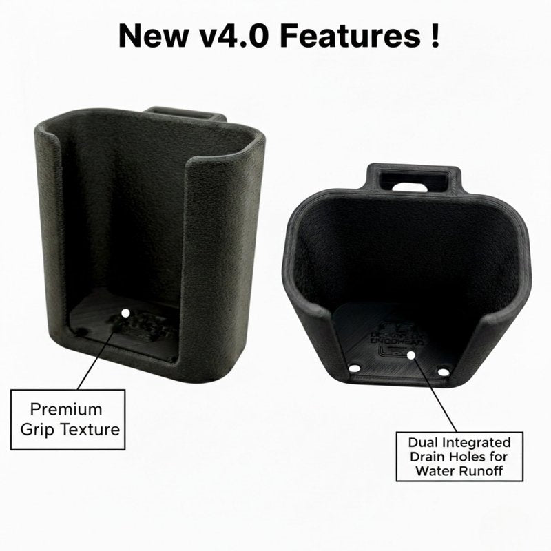 Designs By Brodhead LLC RangeLock NEW Golf Push Cart Range Finder Holder – Mount for CaddyTek and Other Golf Push Carts (Black)