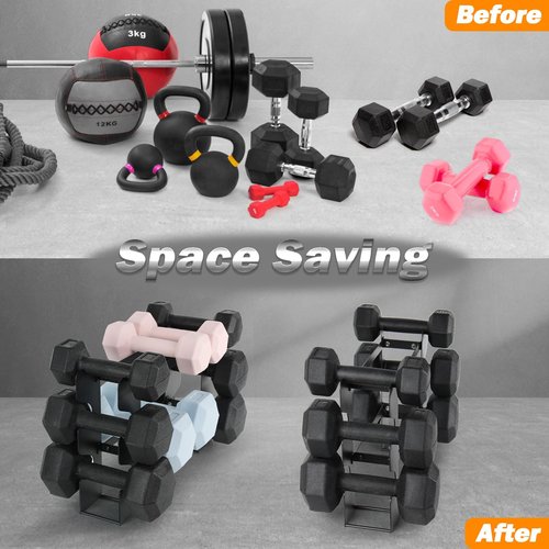Small Dumbbell Rack Stand Only - Iron Weight Stand Holder Storage for Dumbbells - Weight Rack for Home Gym dumbbell