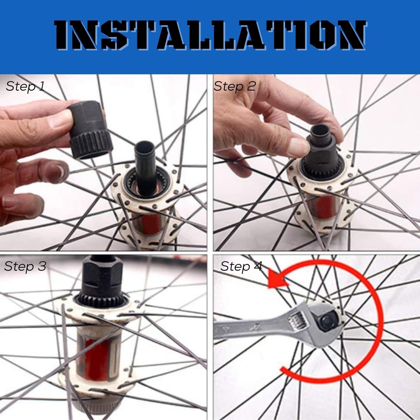 corki Cycles Bike Ring Nut Repair Tool, Lock Ring Nut Remover 24 Teeth Chrome Steel Rear Hub Lock Ring Nut Remover Installation Tool for DT Swiss 3 Pawl DT Swiss Ratchet Removal Hub Tools
