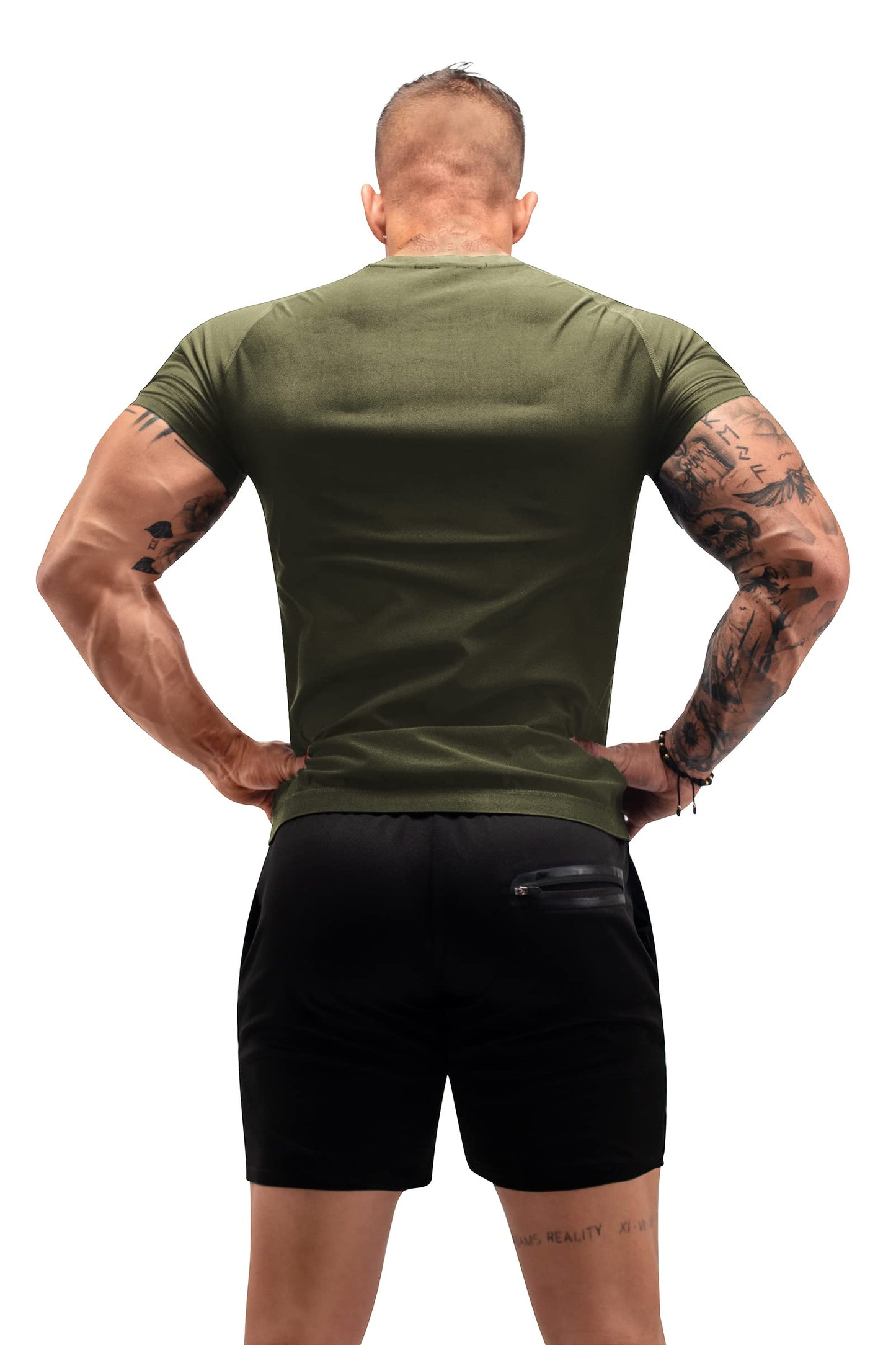 FUXERT Sauna Shirt for Men Sweat Sauna Suit for Gym Exercise Compression Shirt Workout Shapewear (GN 3XL)
