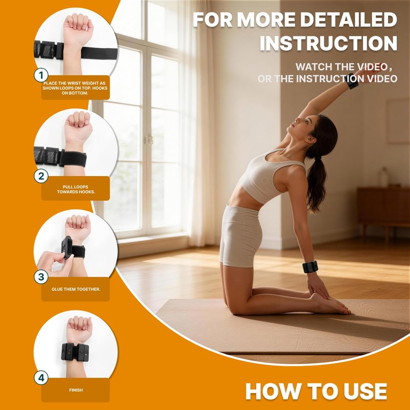 Sonkoloro Adjustable Wrist Weights for Women Men, Leg Weights for Women 0.75lb-1lb Each for Walking, Yoga, Dance, Barre, Gym (Blush, 2LB(2 Pcs))
