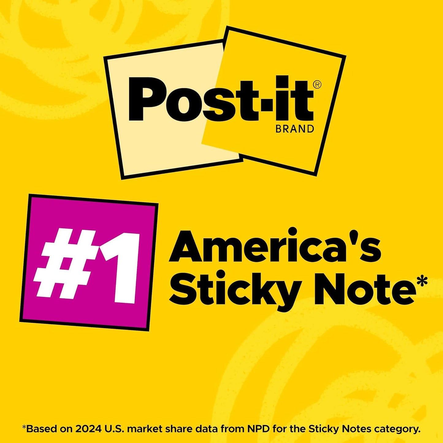 Post-it Super Sticky Notes - 24 Pads | 3 x 3 Inches | Supernova Neons Collection - 2X Sticking Power