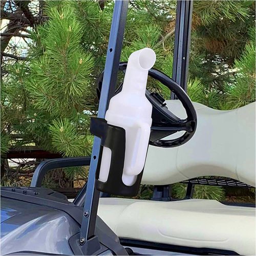 10L0L Sand Bottle for Golf Cart Universal with Rattle Proof Holder for Golf Cart Club Car EZGO and Other