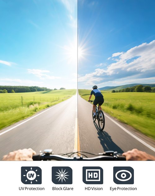 KALIYADI Sunglasses-Men Sports Mens-Sunglasses Women: Running Sun Glasses with UV400 Protection for Cycling Golf Fishing