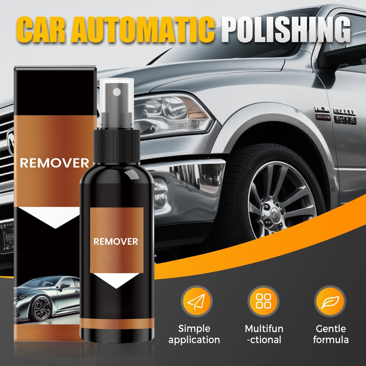Feeon Rust Remover Spray Heavy Duty Metal Cleaner, 2025 New Fast Acting Metal Cleaner, Heavy Duty Rust Dissolver for Cars, Tools, Garage Workshop (2)