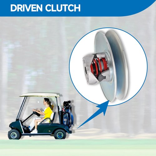 TUNTROL Salsbury Driven Clutch for Club Car 1988-1996 Golf Cart with Fe290 350 400 Counter Clockwise Engine, 1014450, 1016360-01, 101636001