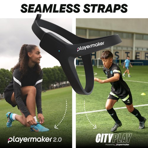 Playermaker Additional Blue Straps for CITYPLAY & Playermaker 2.0 Smart Sensor Technology