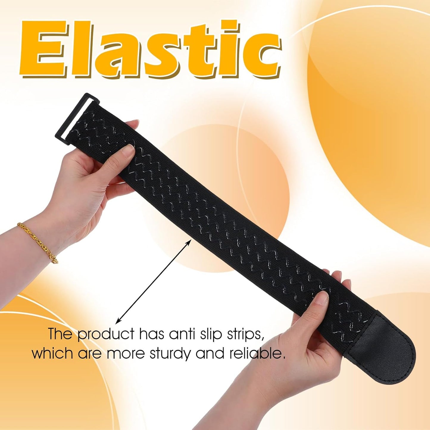 Skiennix Boot Belt Strap - Adjustable Elastic Bands for Cowboy Boots | 2Pcs Lengthened & Widened