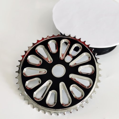 DONSP1986 2'' Wide Pedal Crank Kit Part 40T/44T Sprocket Only - Bicycle Wide Crank Sprocket (Black, 44T)