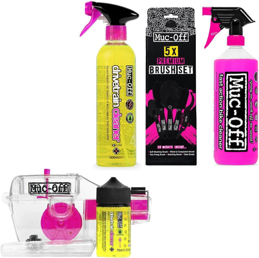 Muc-Off Nano Tech Bike Cleaner 1L - Biodegradable Formula, Safe for Carbon Fibre & All Surfaces