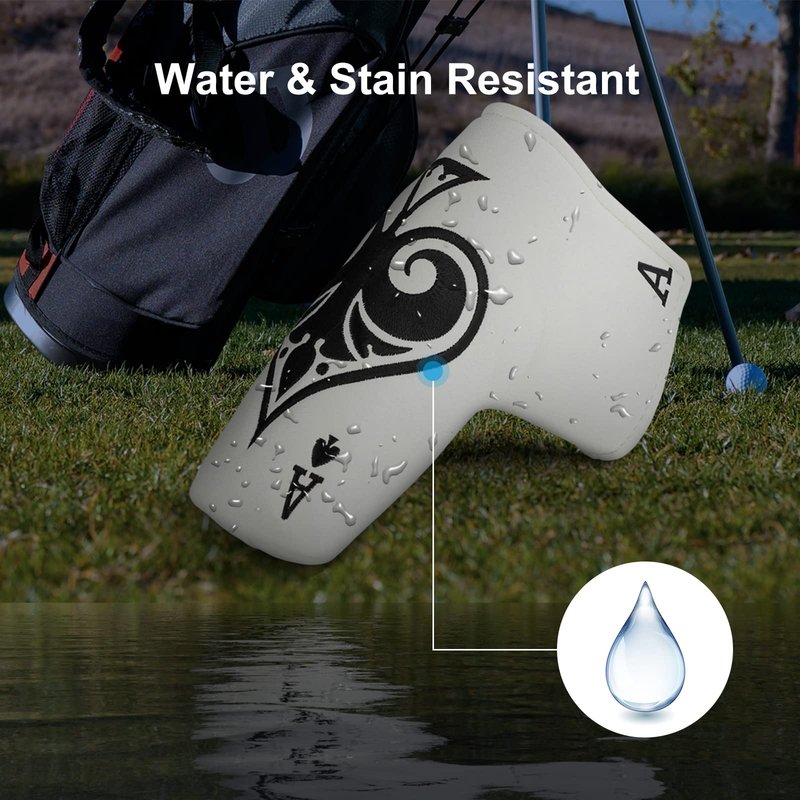 GonaFit Golf Blade Putter Head Cover Golf Putter Headcover Synthetic Leather Magnetic Closure for Scotty Cameron Odyssey Ping