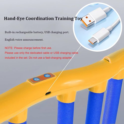 Tendry Reflex Drop Sticks Challenge Game, Hand Eye Coordination Training Toy, Upgrade Remote Control 3 Adjustable Speed