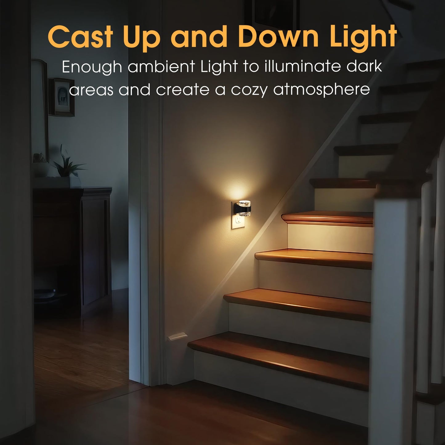 Briignite LED Night Light Plug into Wall[2 Pack] Dimmable Night Light with Bubble Design 3000K/4000K/5000K & 3 Brightness Levels for Baby Nursery, Hallway, Bathroom, Kids Room, 3CCT