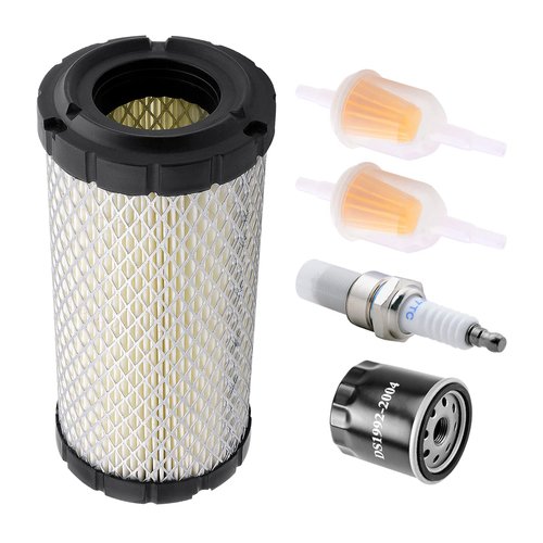Roykaw Golf Cart Tune Up Kit with Clutch Drive Belt & Starter Generator Belt for Club Car Precedent 2004-up Gas Models with FE350 Kawasaki Motor, Replaces OEM # 101916701, 1016203