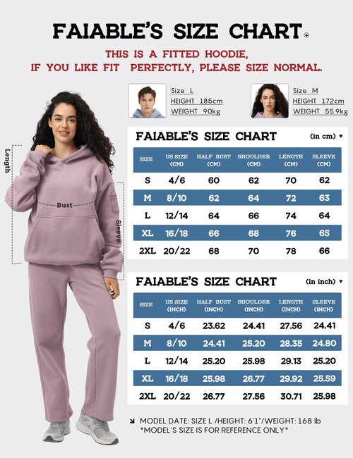 FAIABLE Oversized Hoodie Sweatshirts for Women Blue Fleece Pullover Hidden Pockets Gym Athletic Hoodies Sweatshirts Sweaters Pullover,Ultra Soft Hooded Sweat Shirts for 2026 Fall Winter,Blue,X-Large