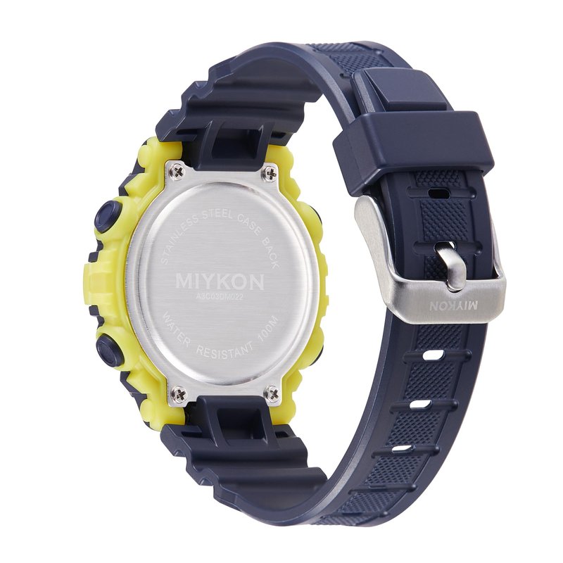 Miykon Womens Sports Digital Watch - Lightweight Shockproof, Super Illuminator, Stopwatch and Timer, Alarm, Dual Time, 24hr Military Time, 100M Water Resistant